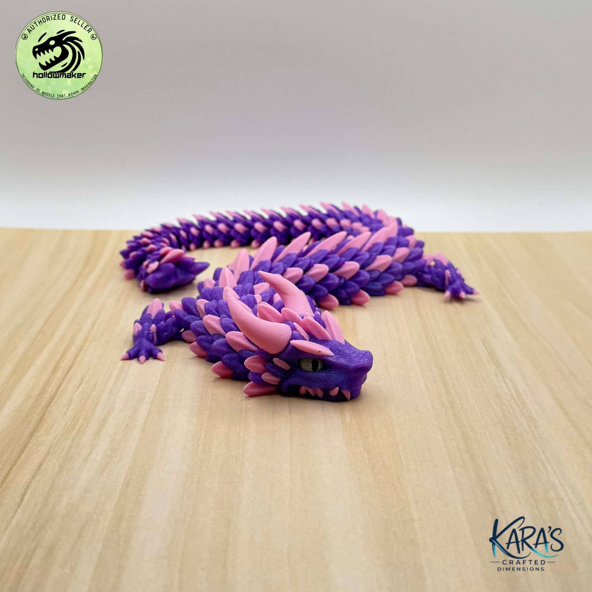 Articulating Dragon - 15" Long Multicolor