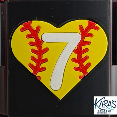 Personalized Softball / Baseball Fence Caddy