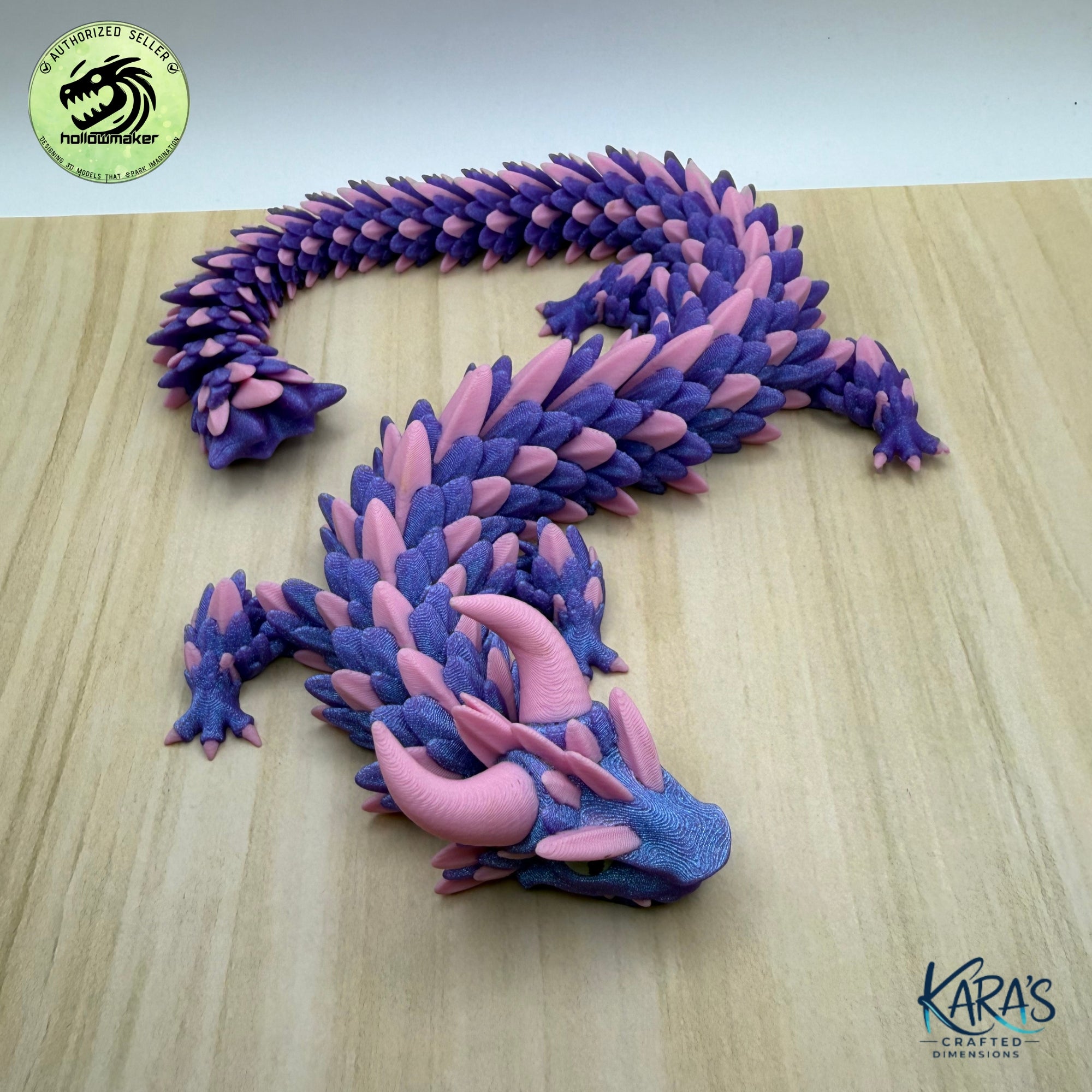 Articulating Dragon - 15" Long Multicolor