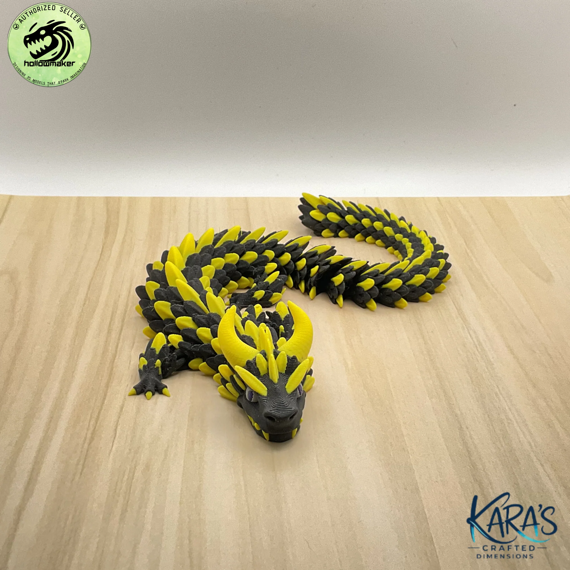 Articulating Dragon - 15" Long Multicolor