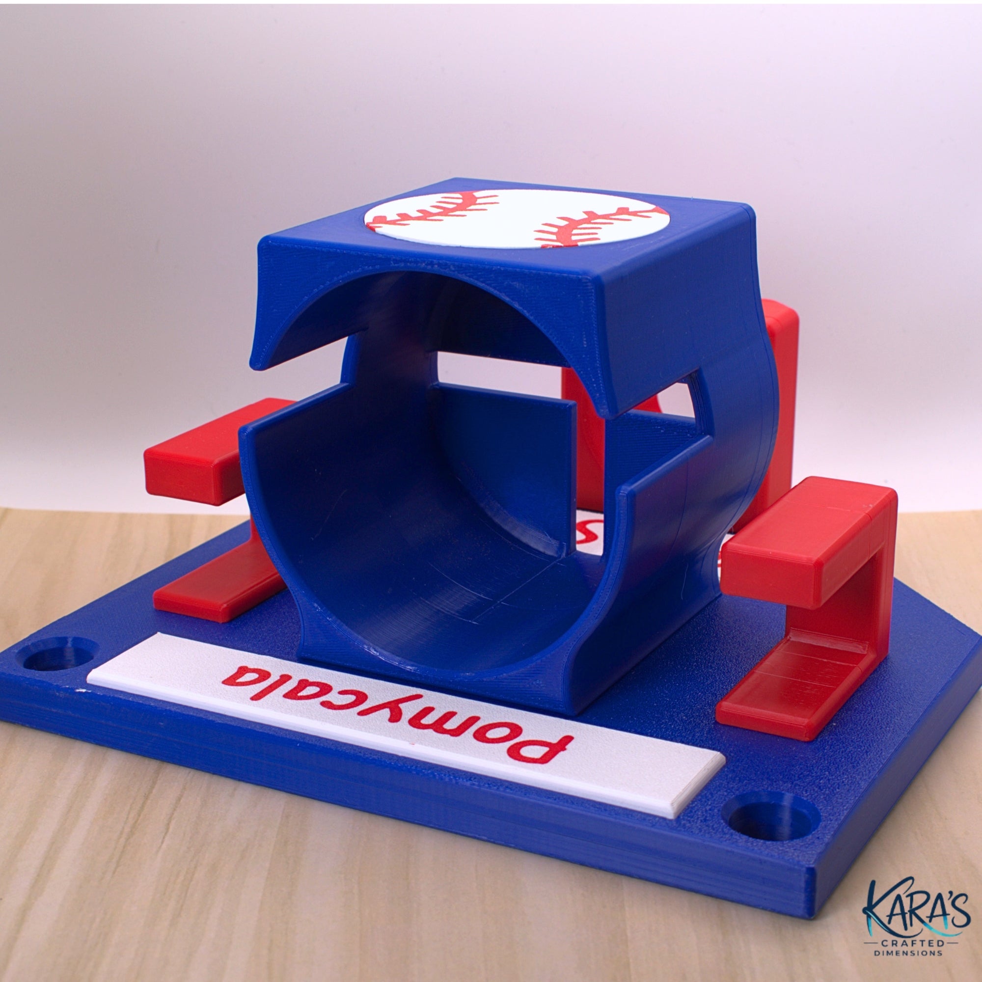 Personalized Softball / Baseball Fence Caddy