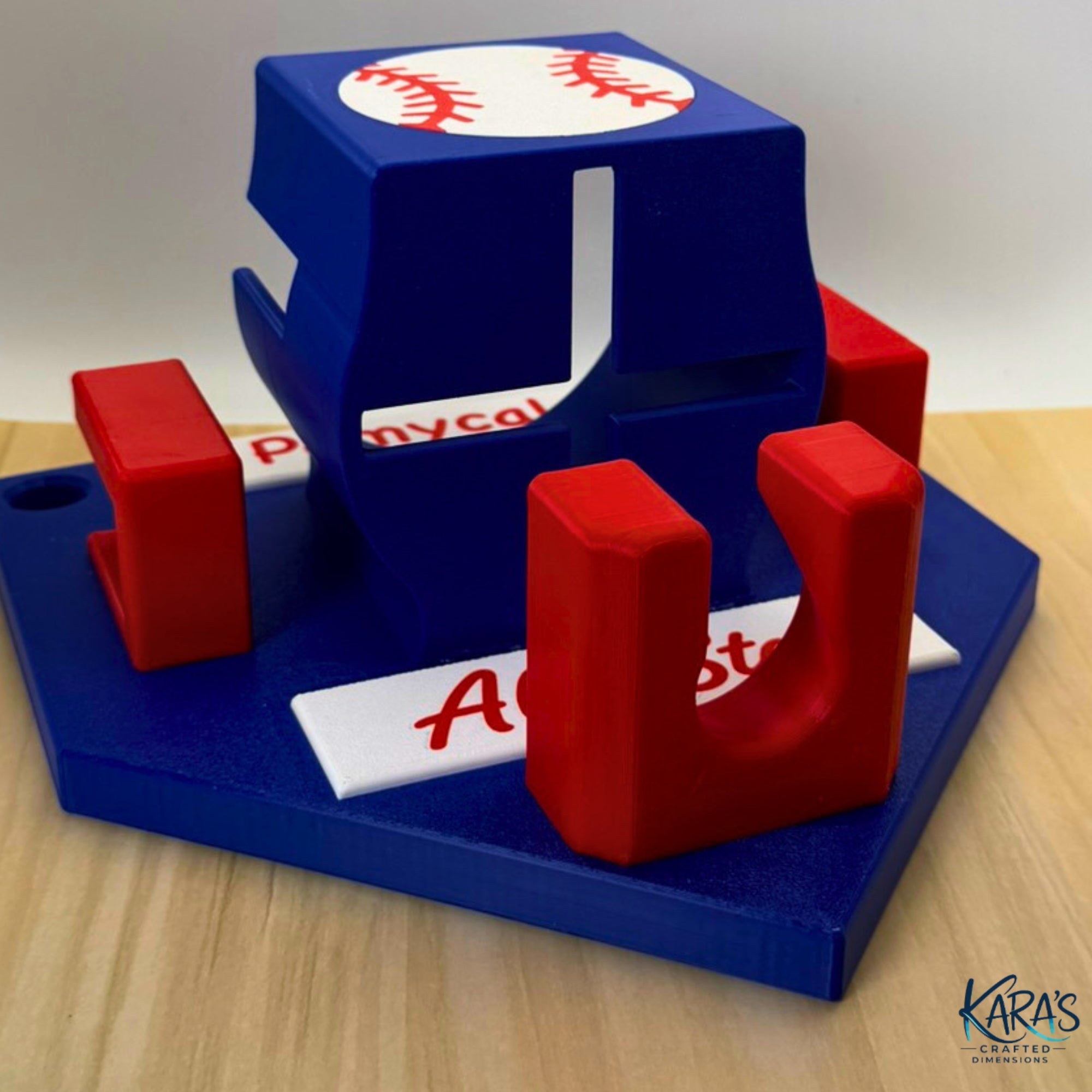 Personalized Softball / Baseball Fence Caddy