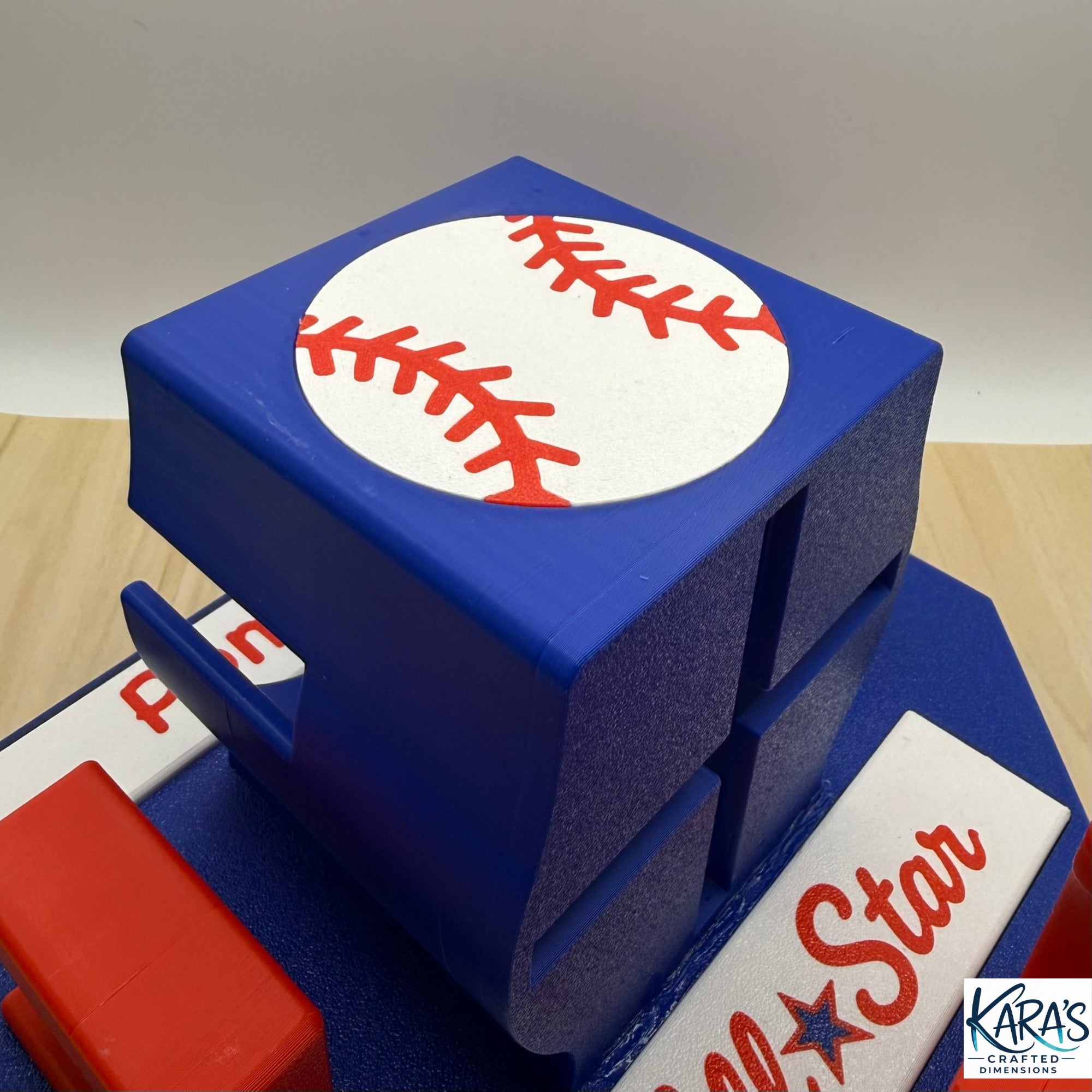 Personalized Softball / Baseball Fence Caddy